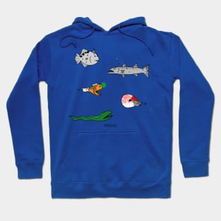 Deep Water Fish Hoodie